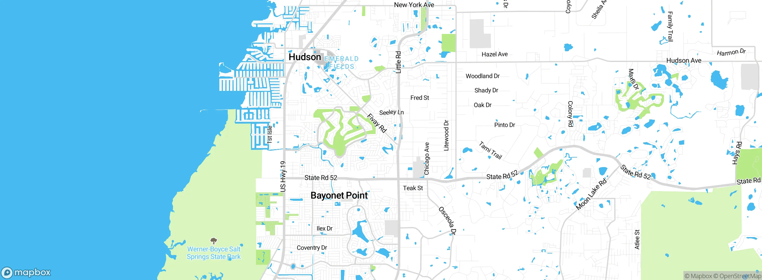 Map showing approximate location