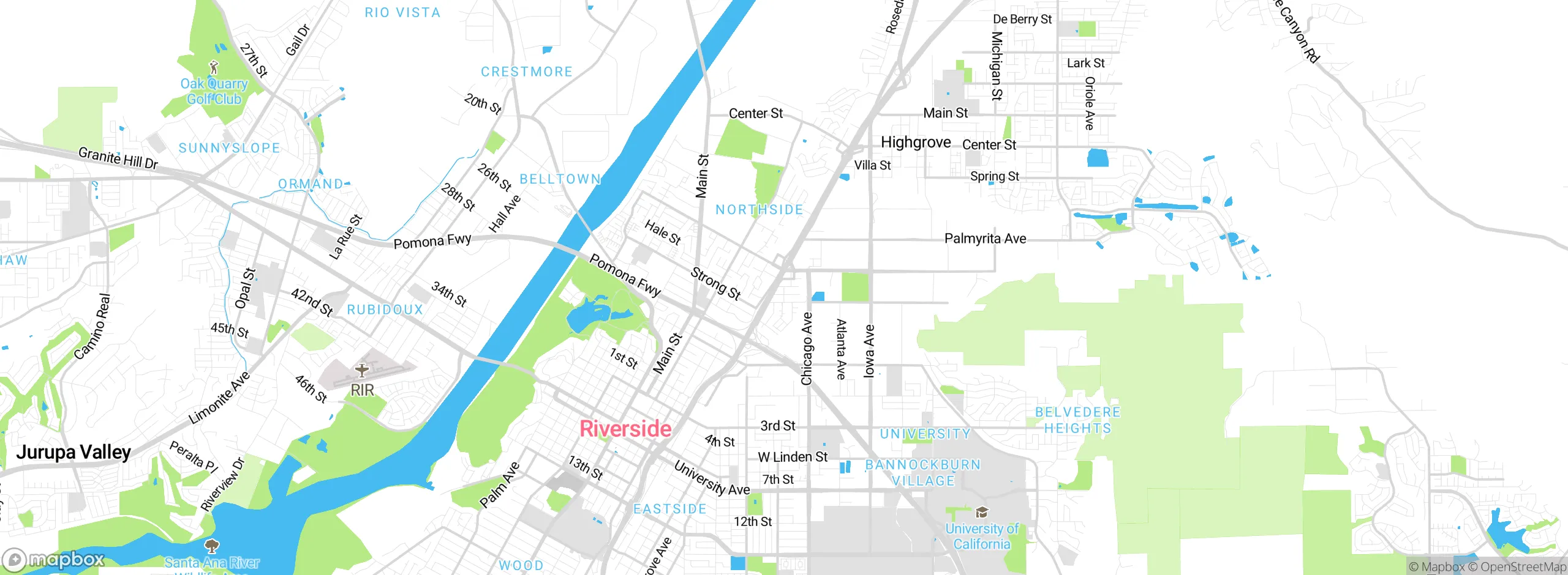 Map showing approximate location