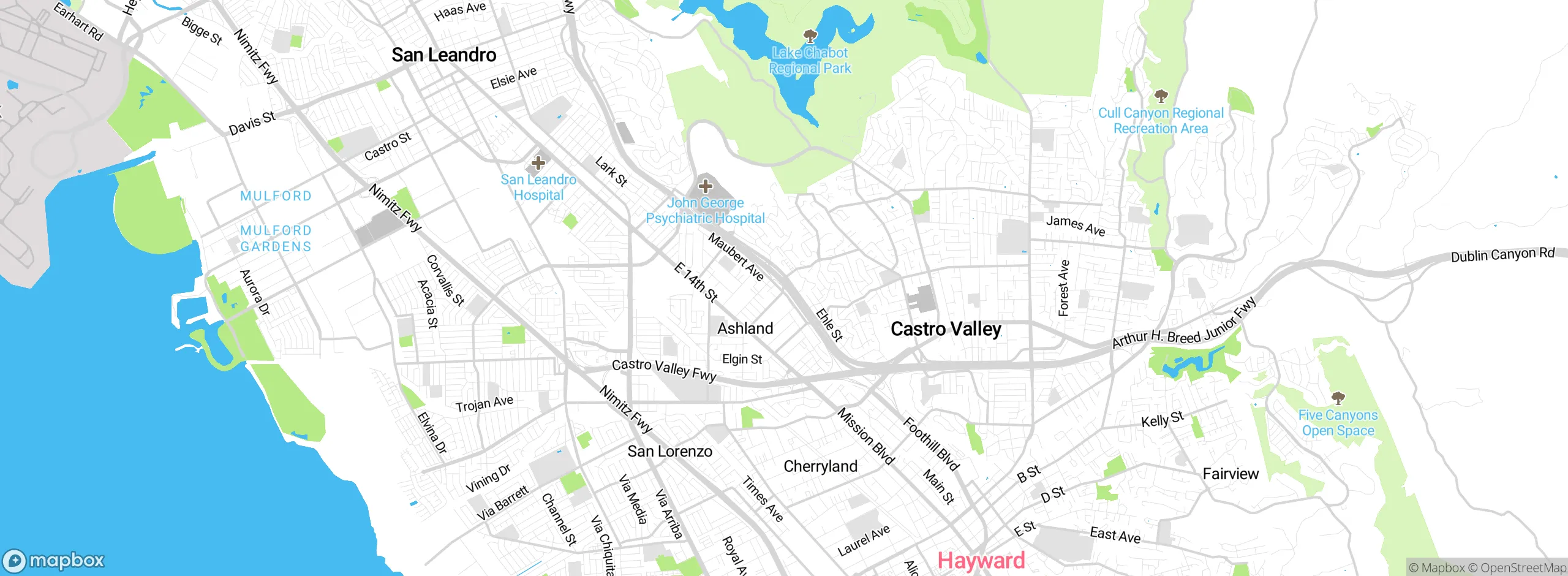 Map showing approximate location