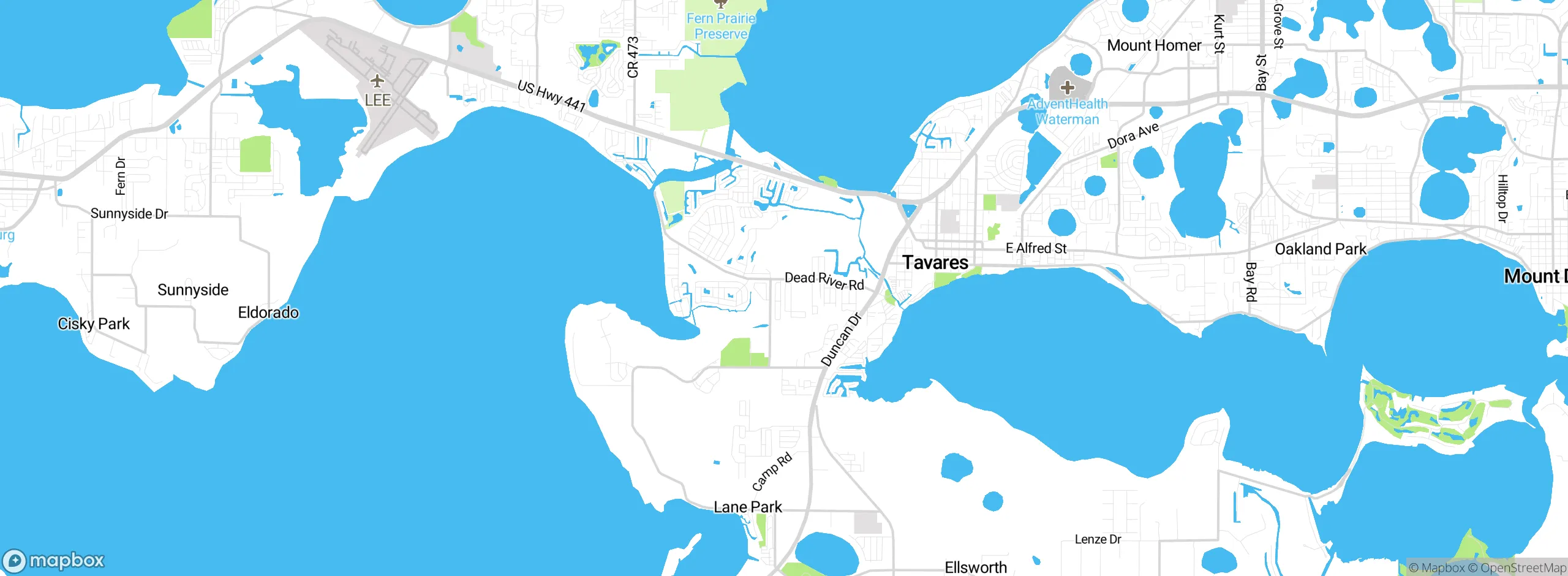 Map showing approximate location