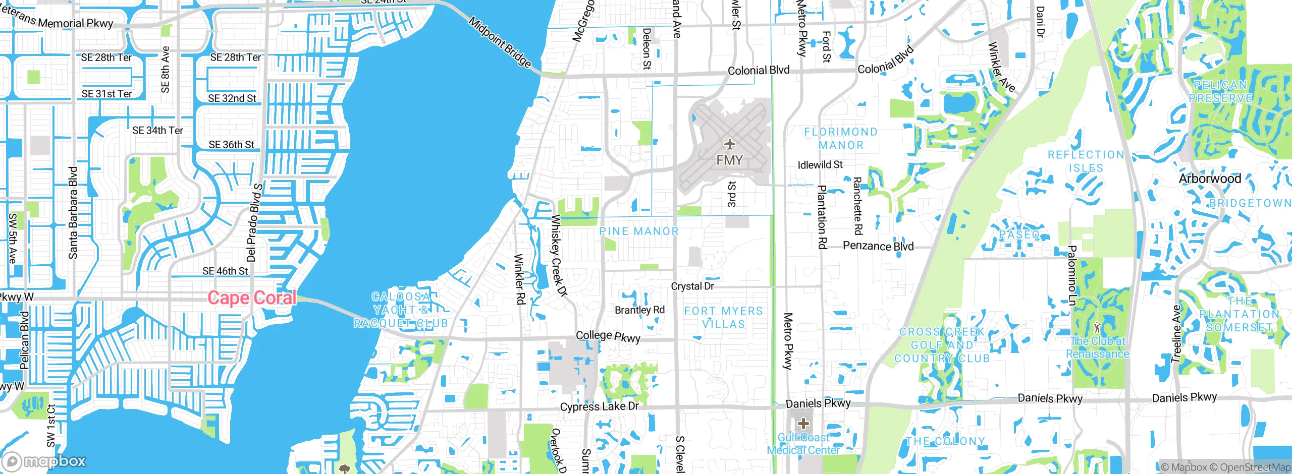 Map showing approximate location