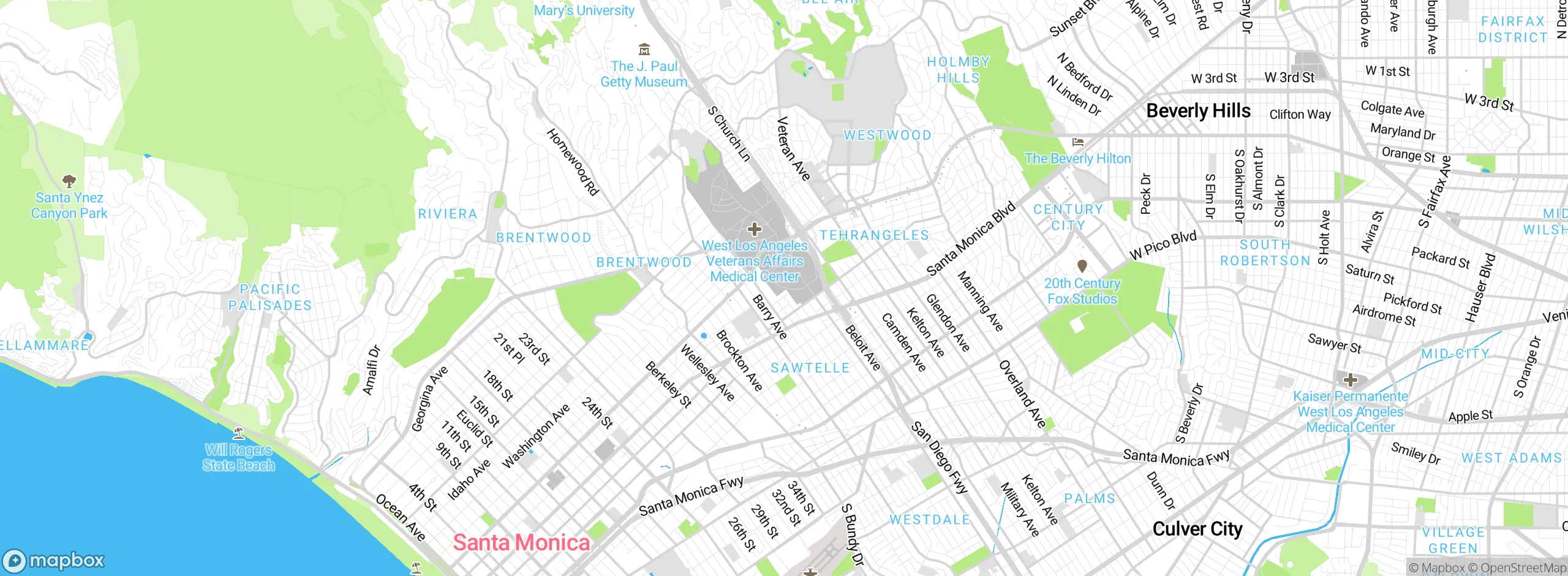 Map showing approximate location