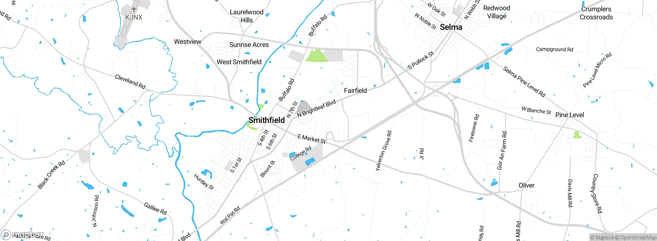 Map showing approximate location