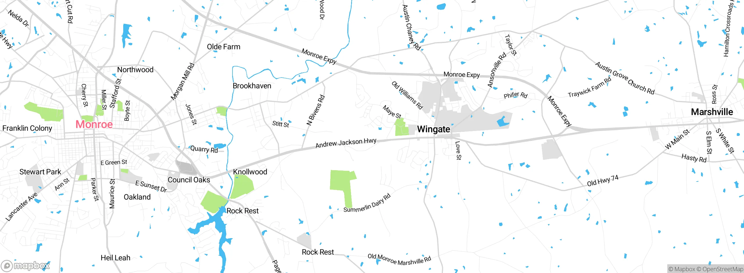 Map showing approximate location