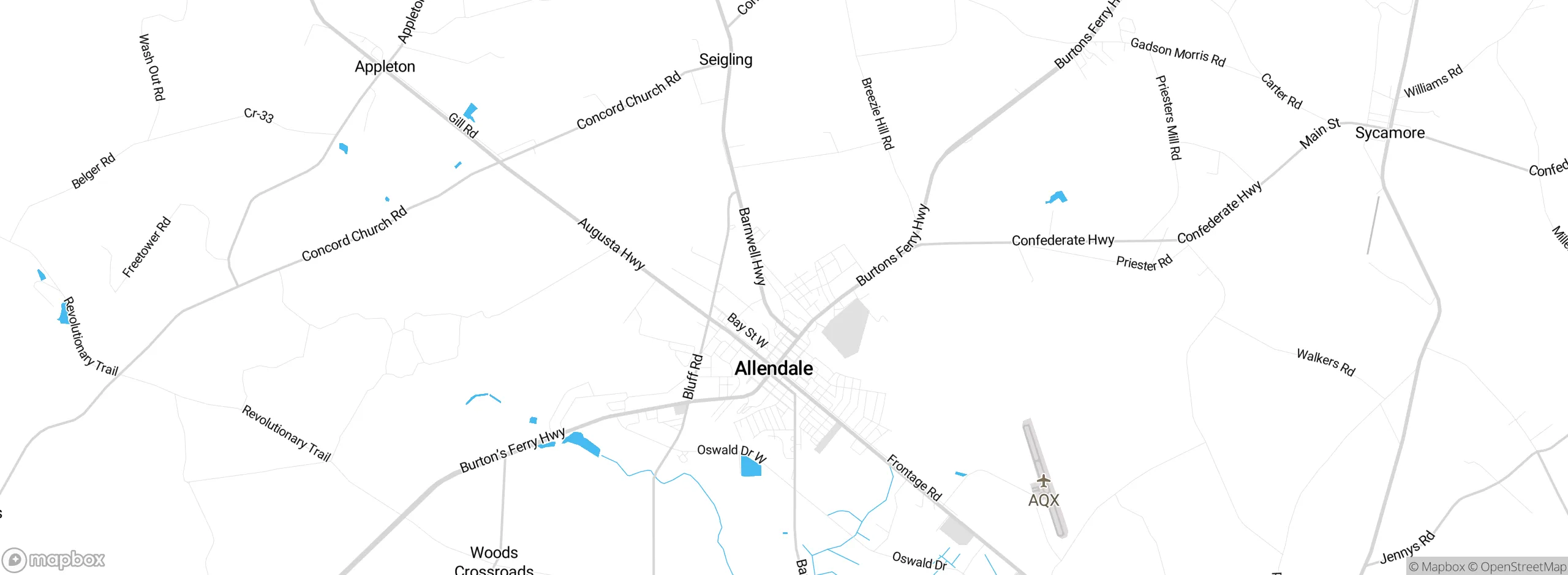 Map showing approximate location