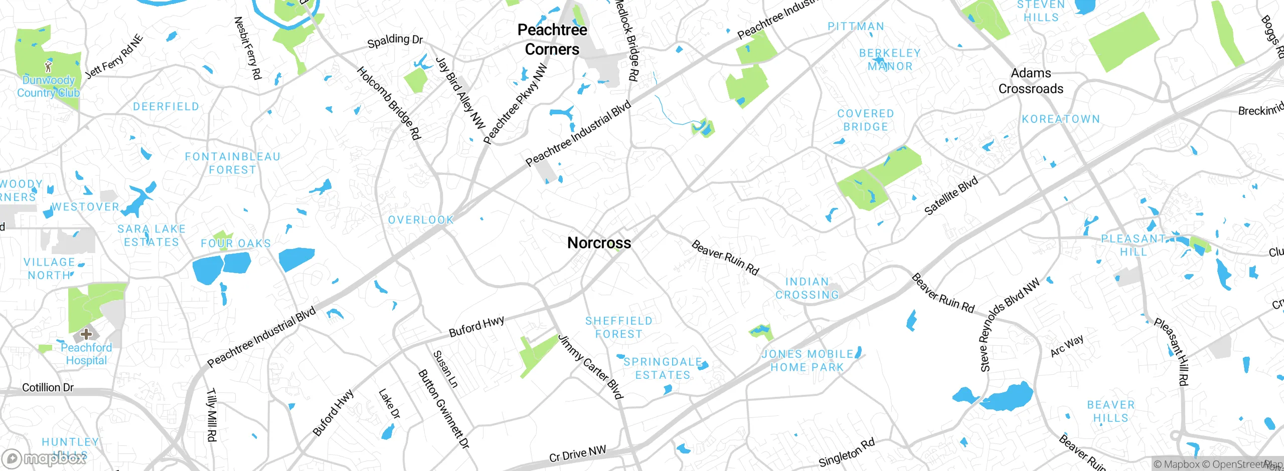 Map showing approximate location