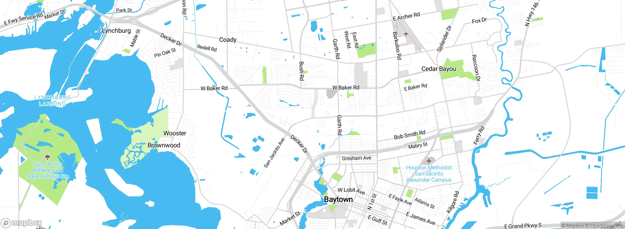 Map showing approximate location