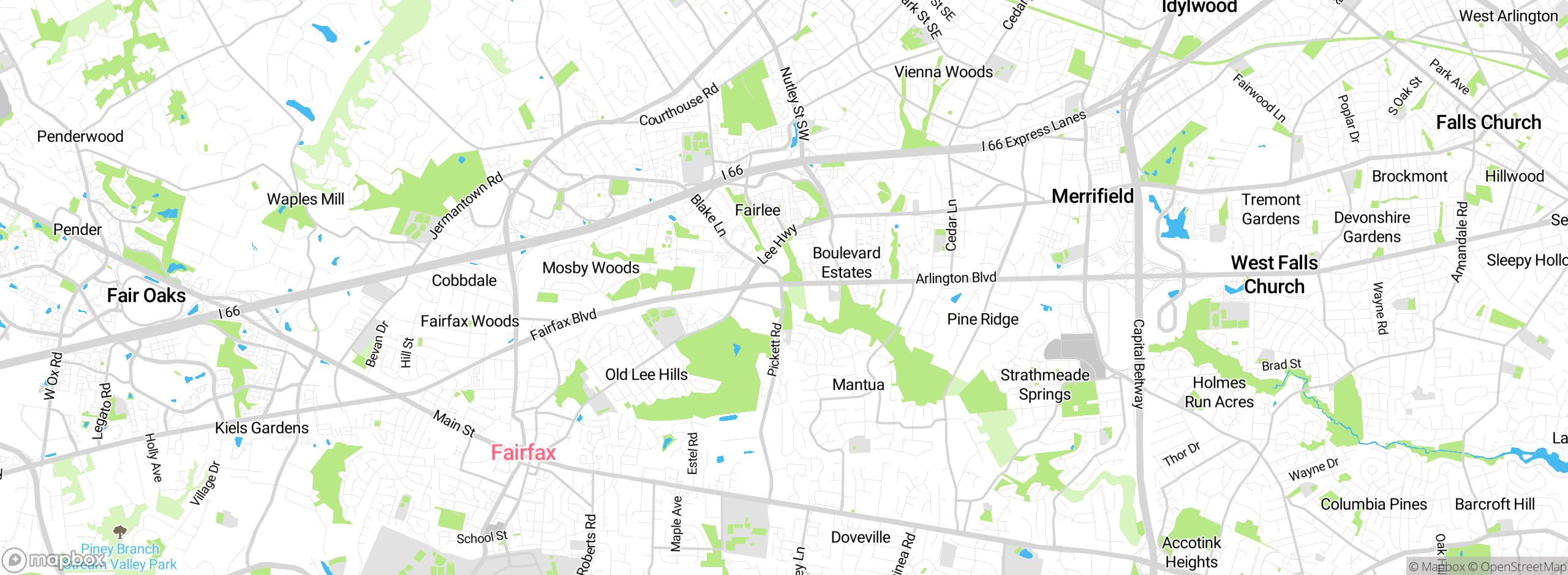 Map showing approximate location