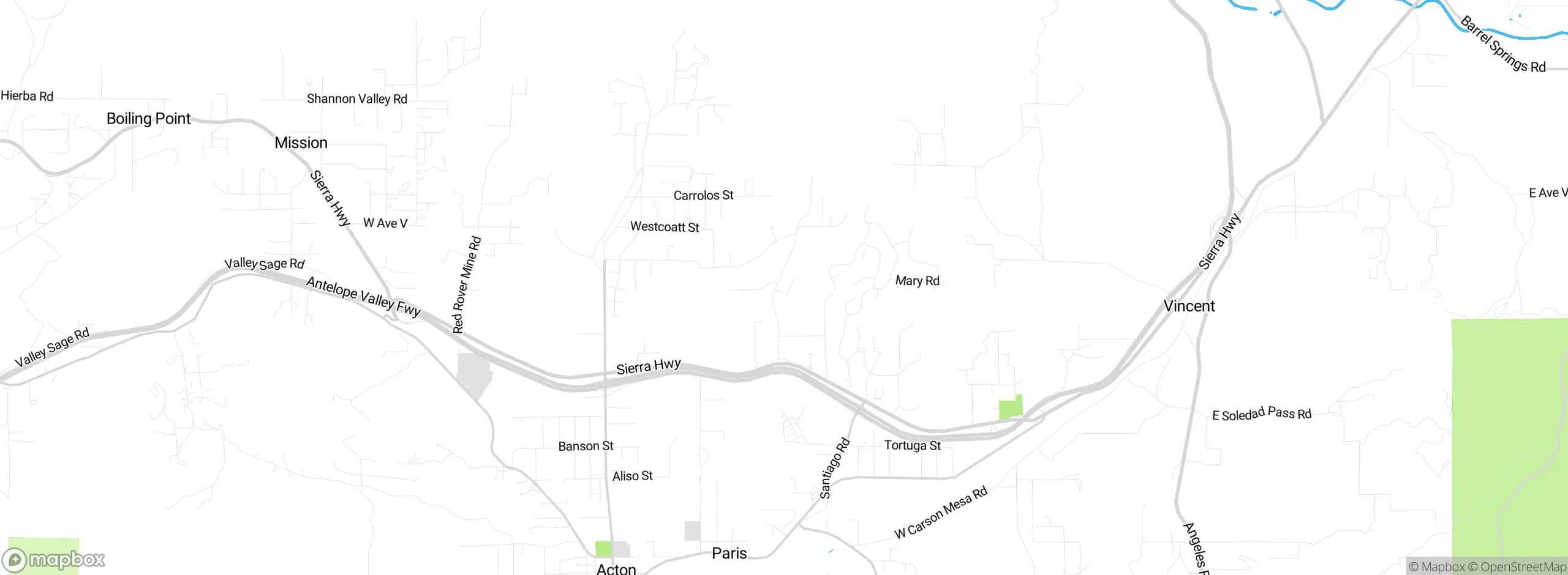 Map showing approximate location
