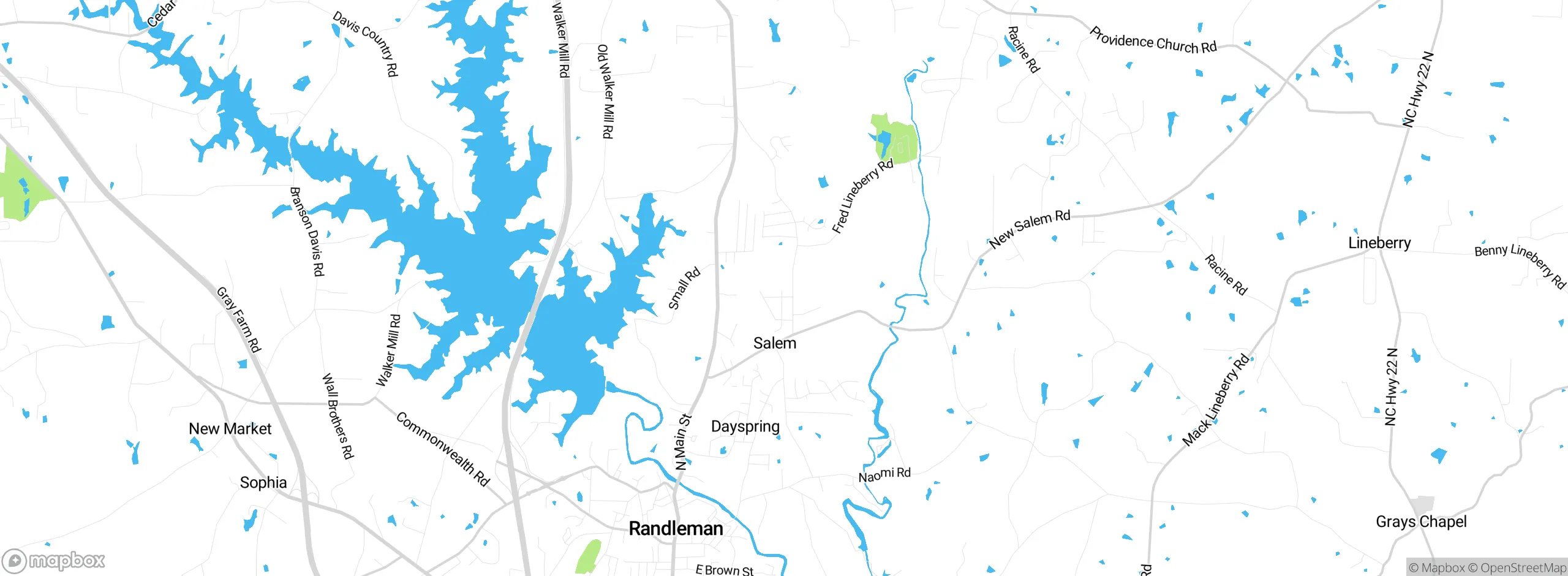 Map showing approximate location