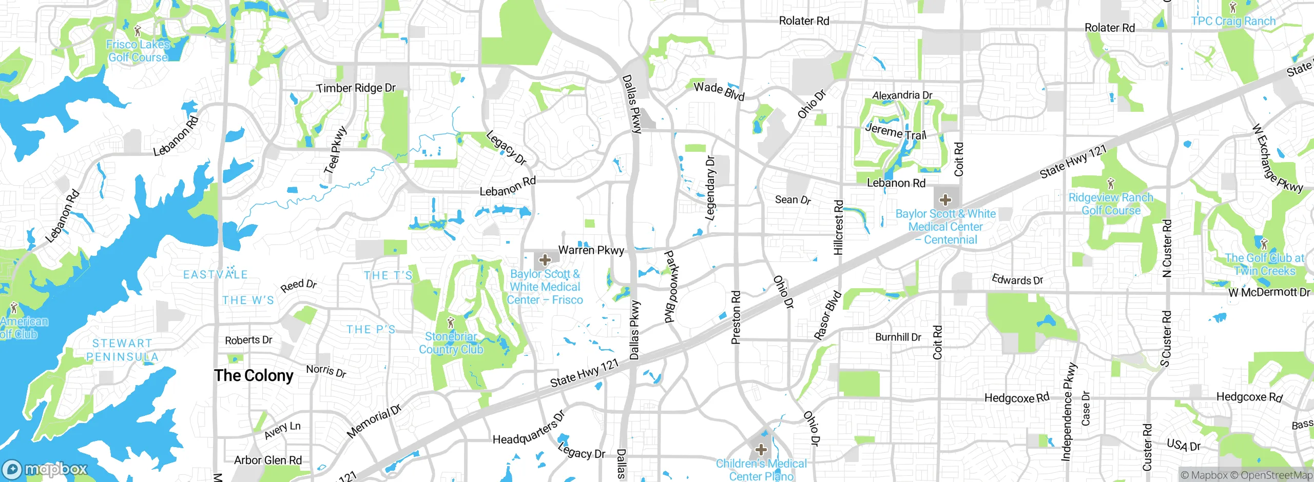 Map showing approximate location