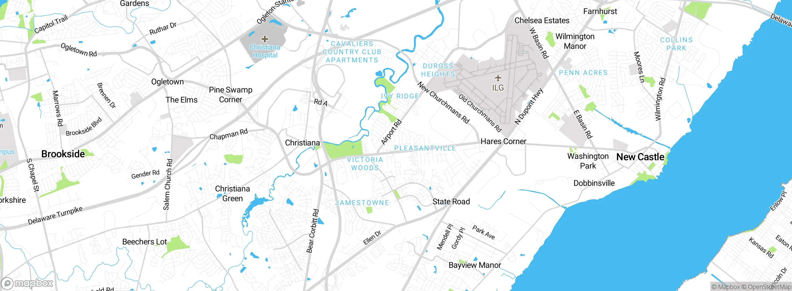 Map showing approximate location