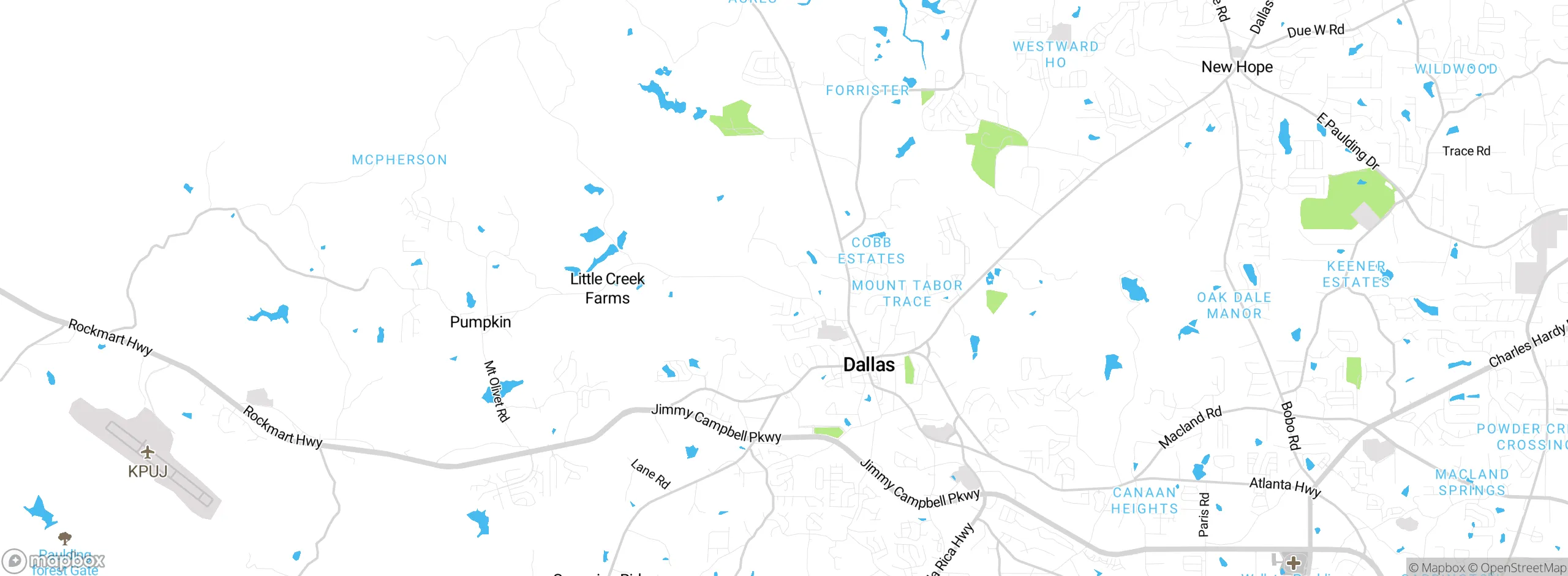 Map showing approximate location