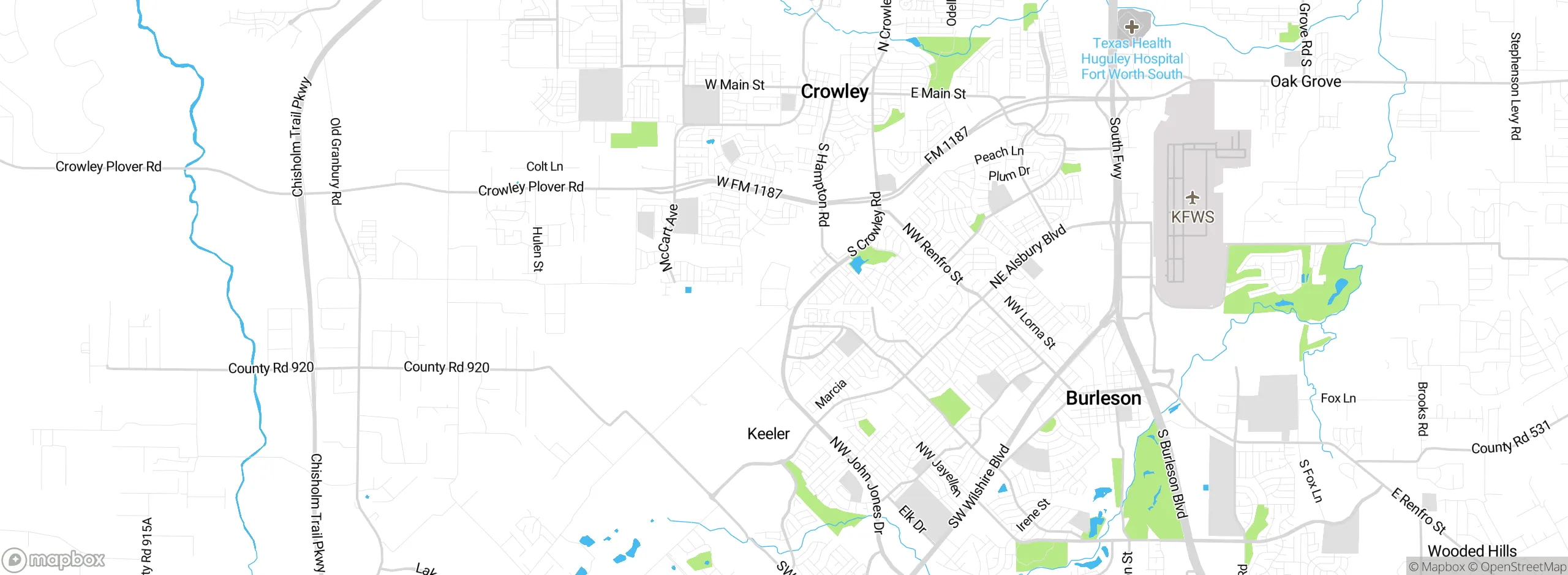 Map showing approximate location