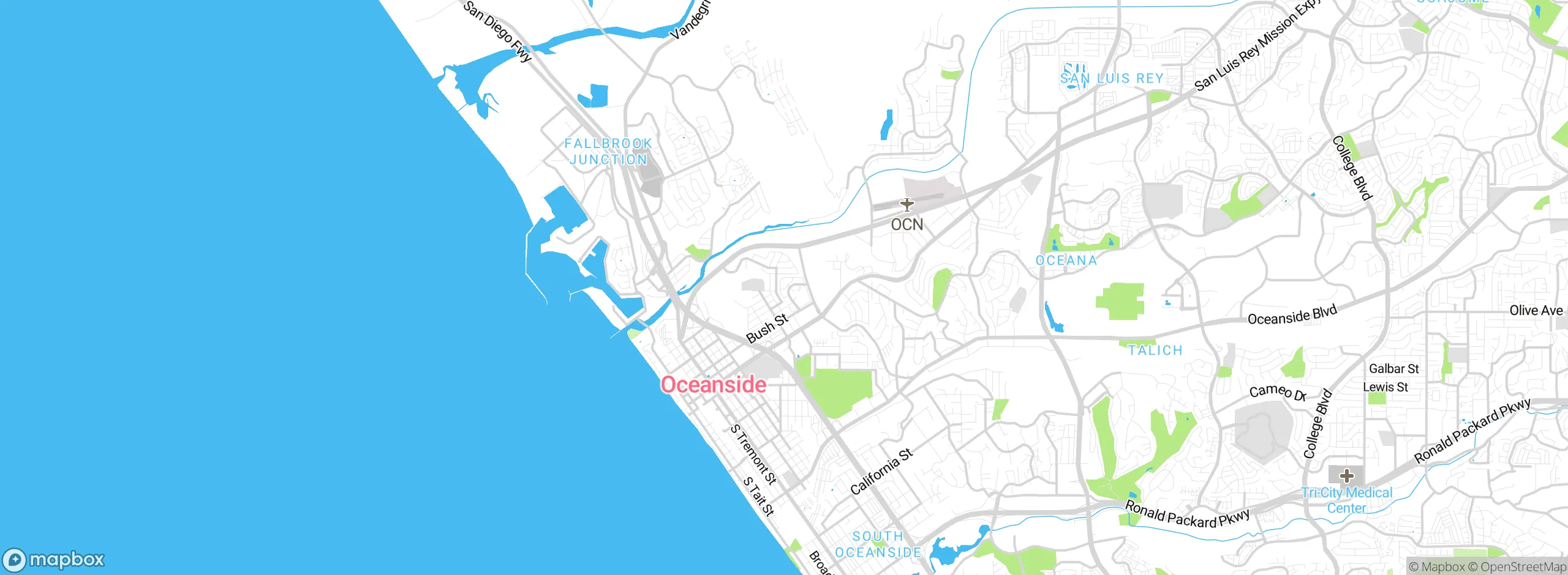 Map showing approximate location