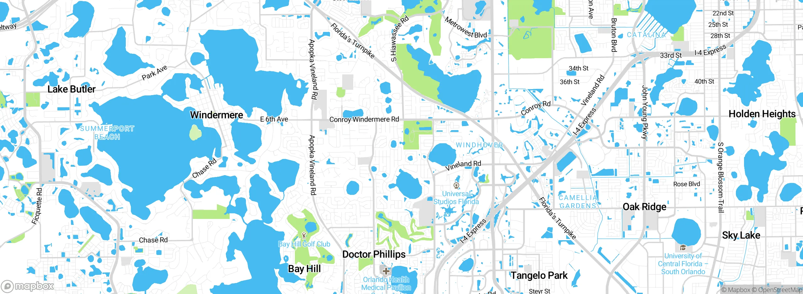 Map showing approximate location