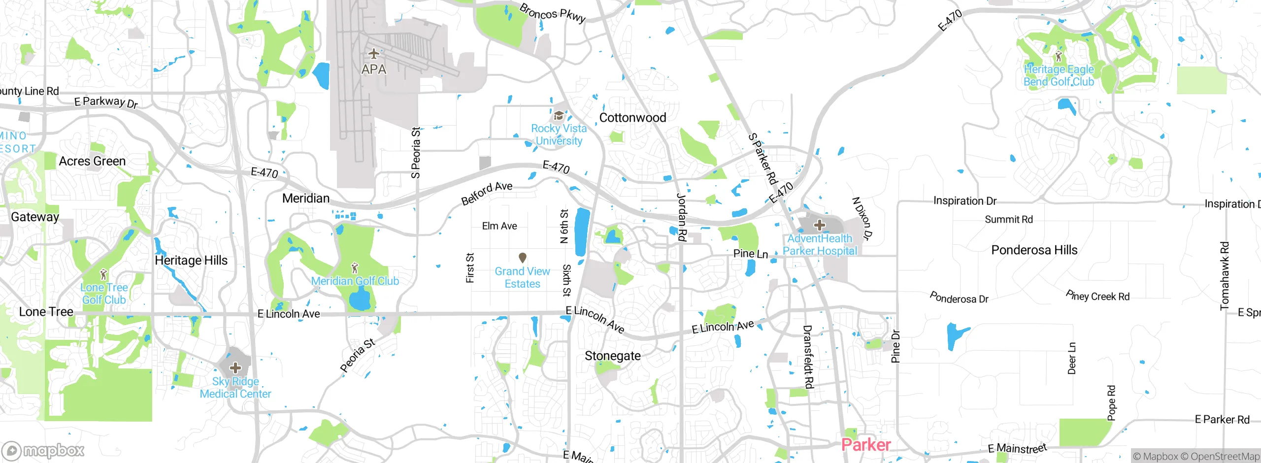 Map showing approximate location