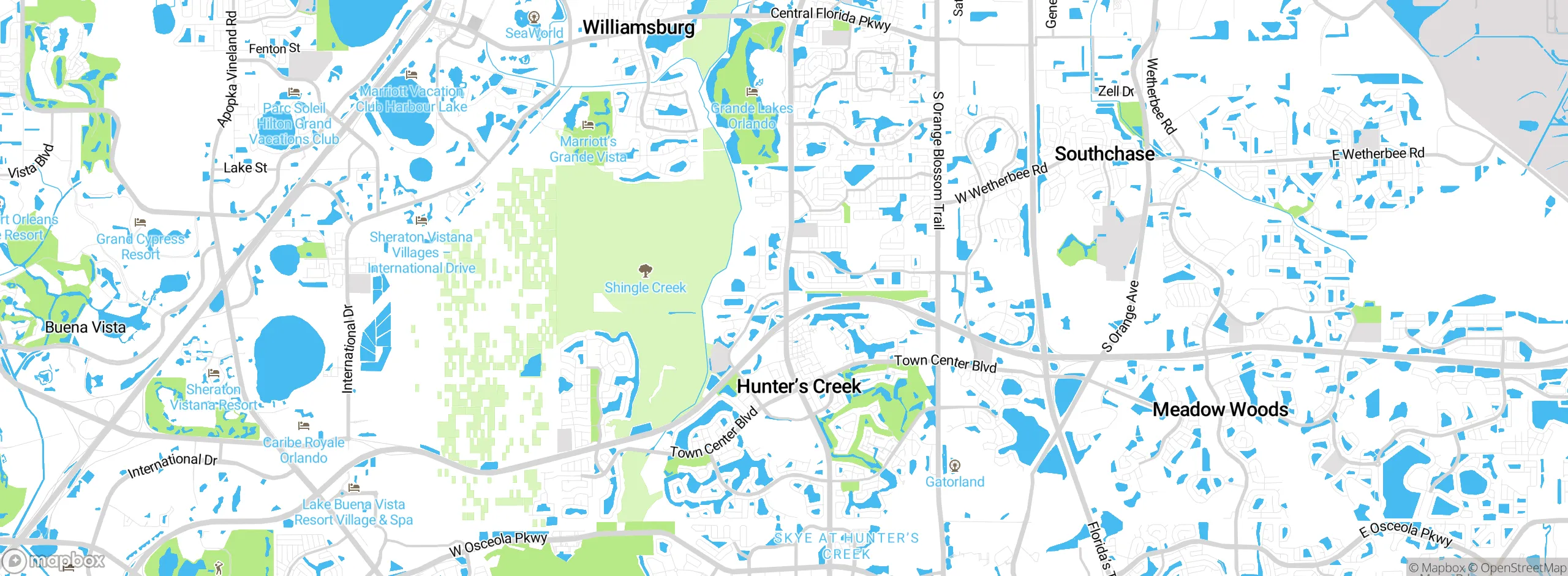 Map showing approximate location