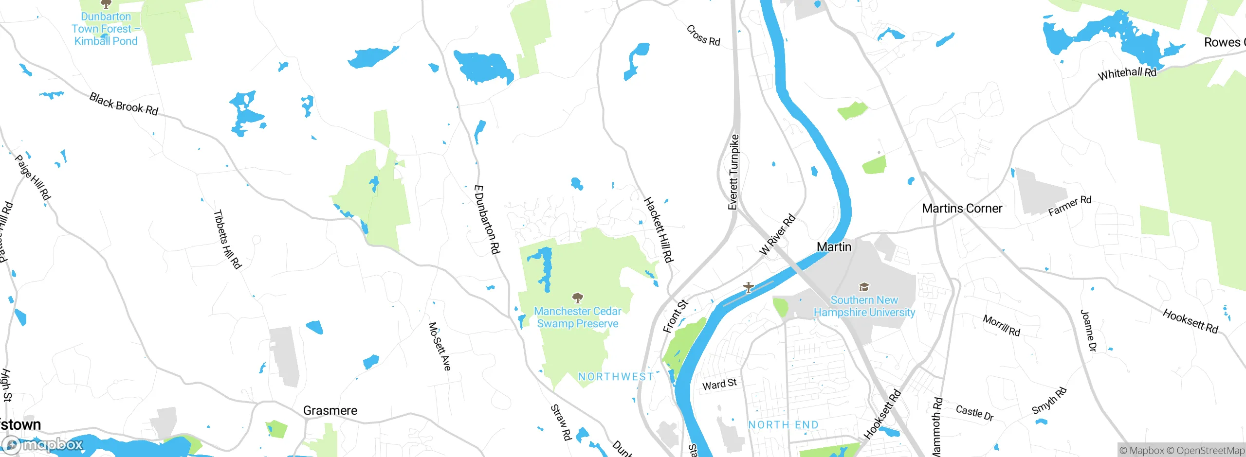 Map showing approximate location