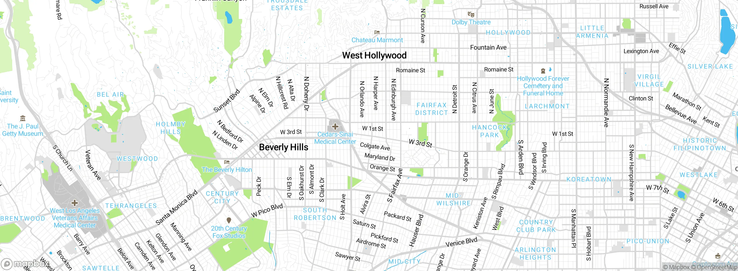 Map showing approximate location