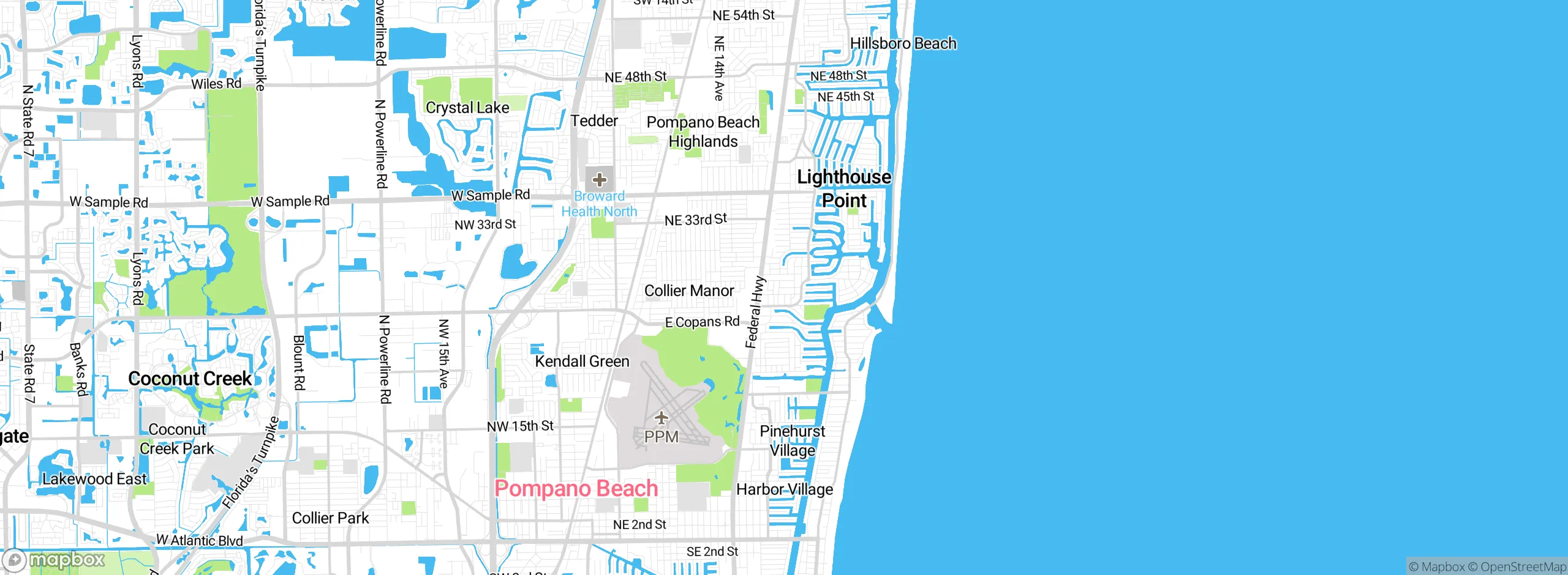 Map showing approximate location