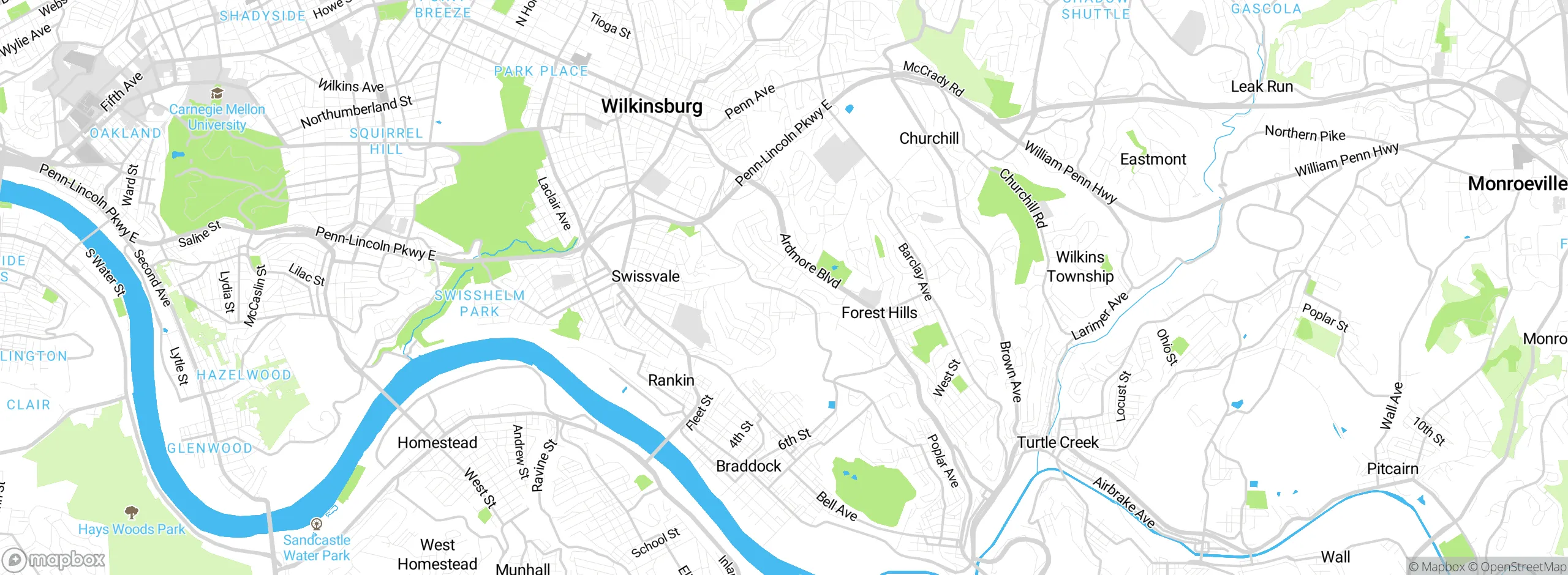 Map showing approximate location