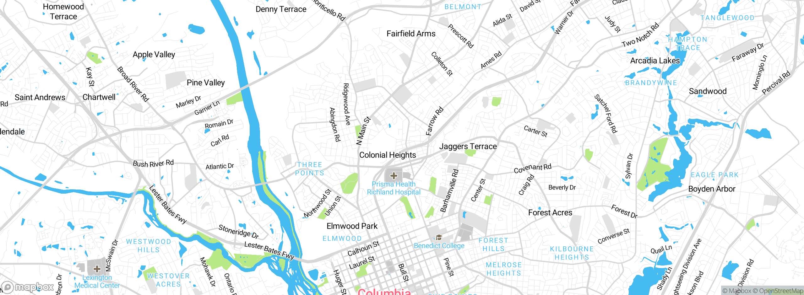 Map showing approximate location