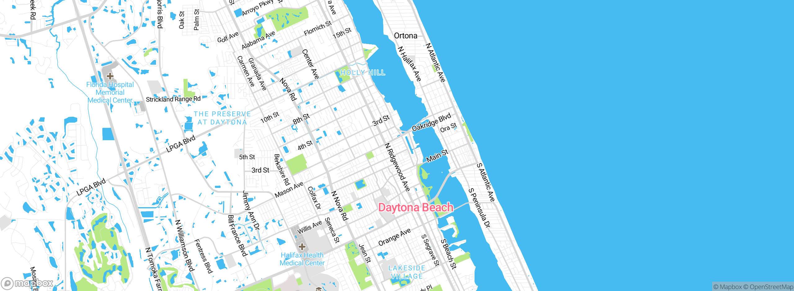 Map showing approximate location