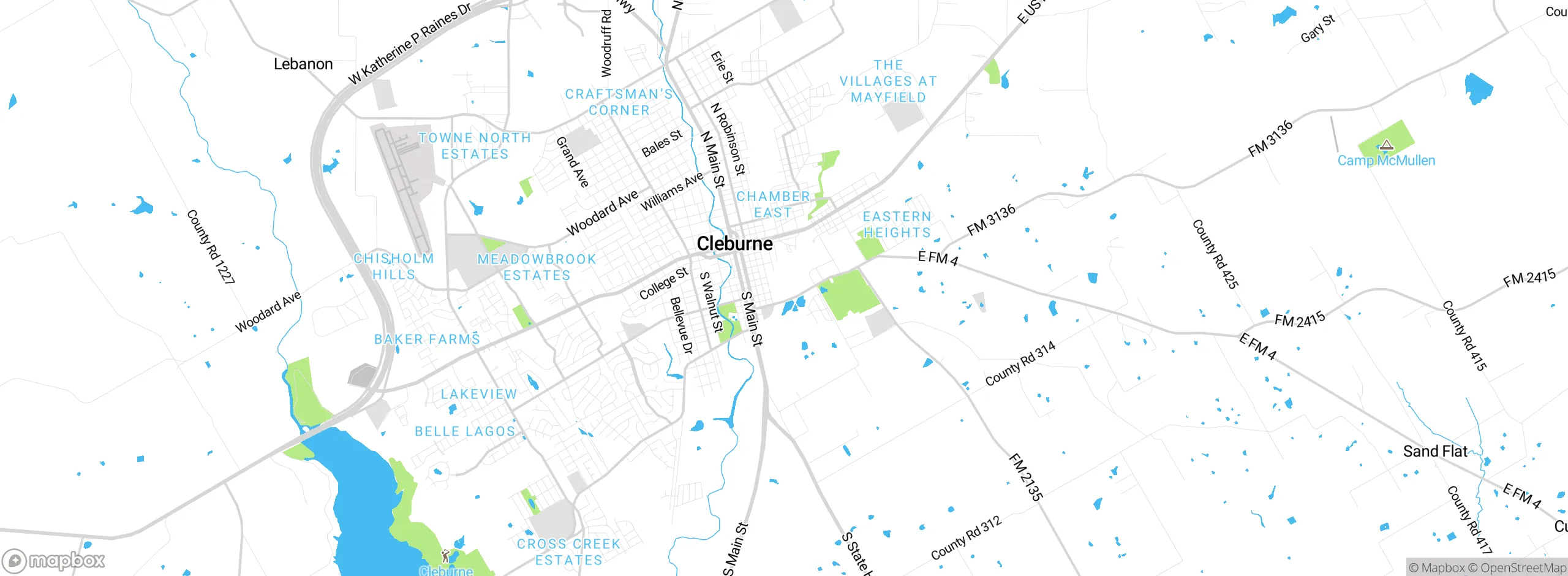 Map showing approximate location