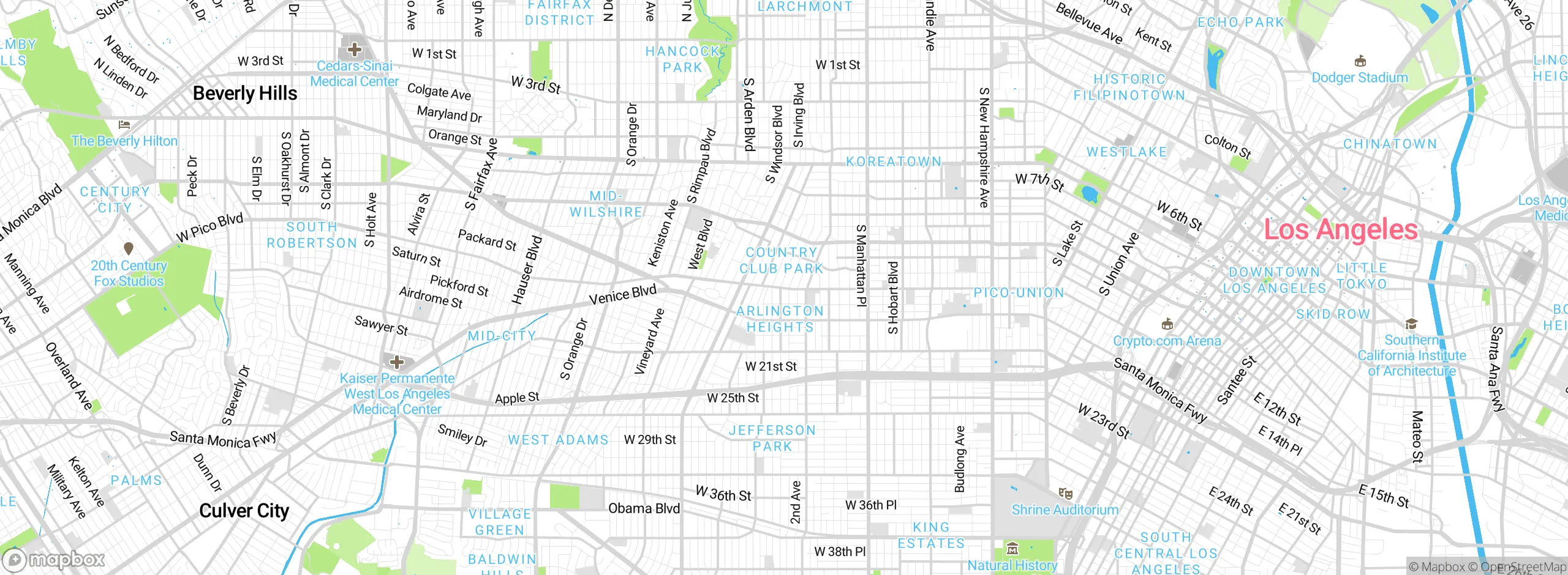 Map showing approximate location