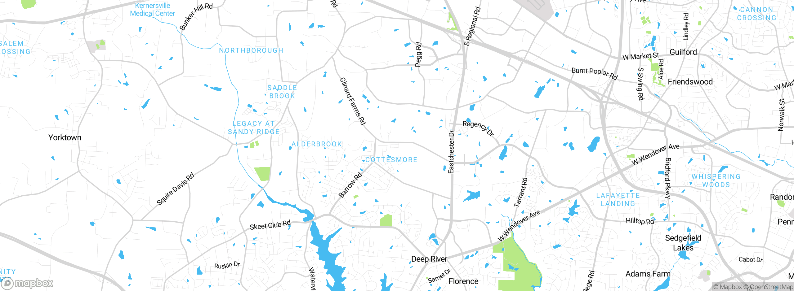 Map showing approximate location