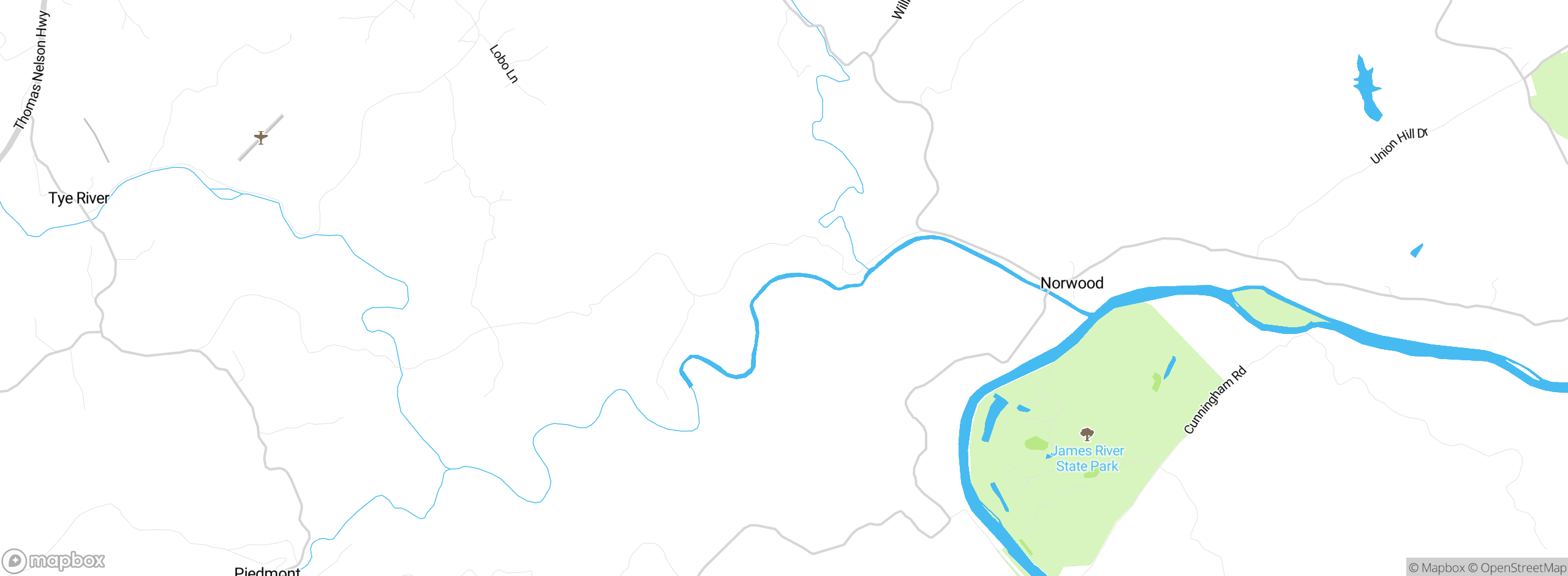 Map showing approximate location
