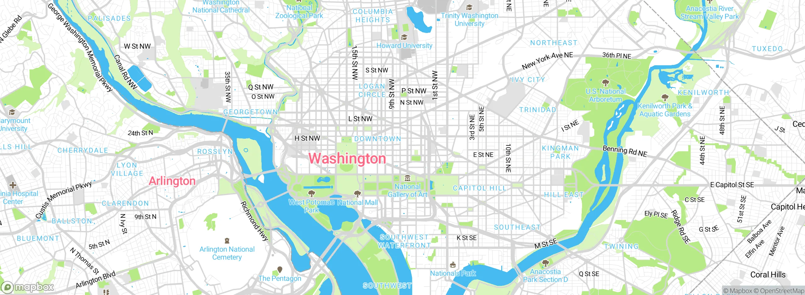 Map showing approximate location