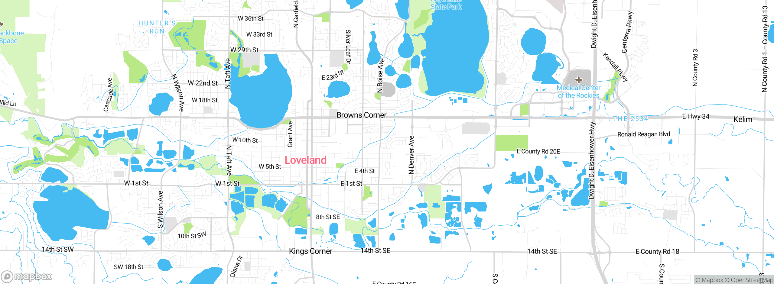 Map showing approximate location