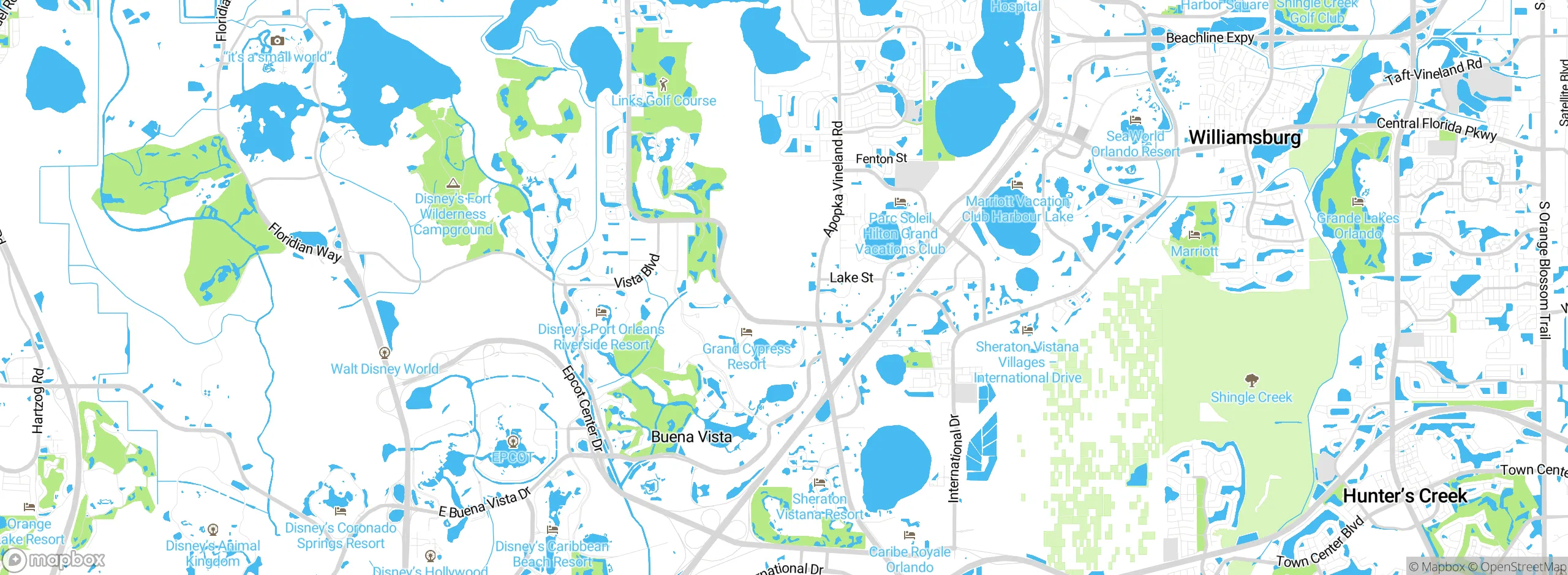 Map showing approximate location