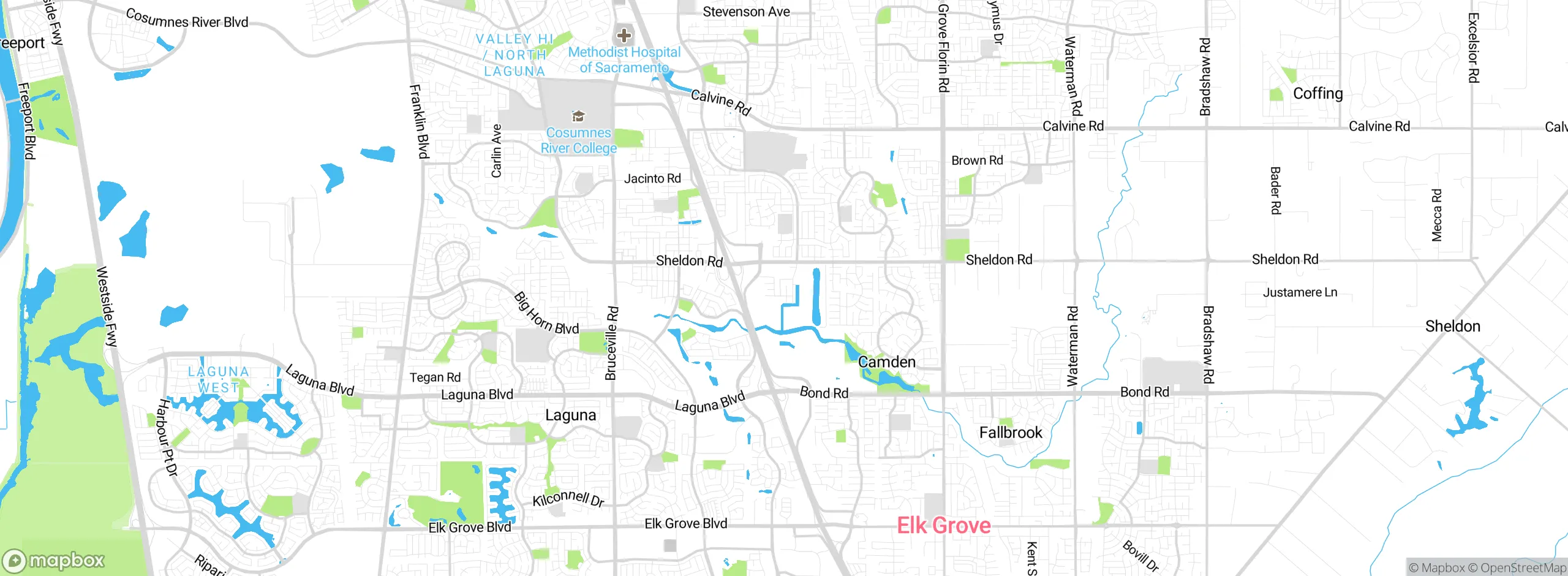 Map showing approximate location