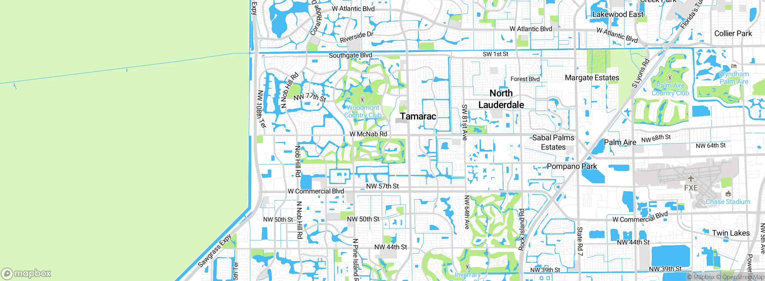 Map showing approximate location