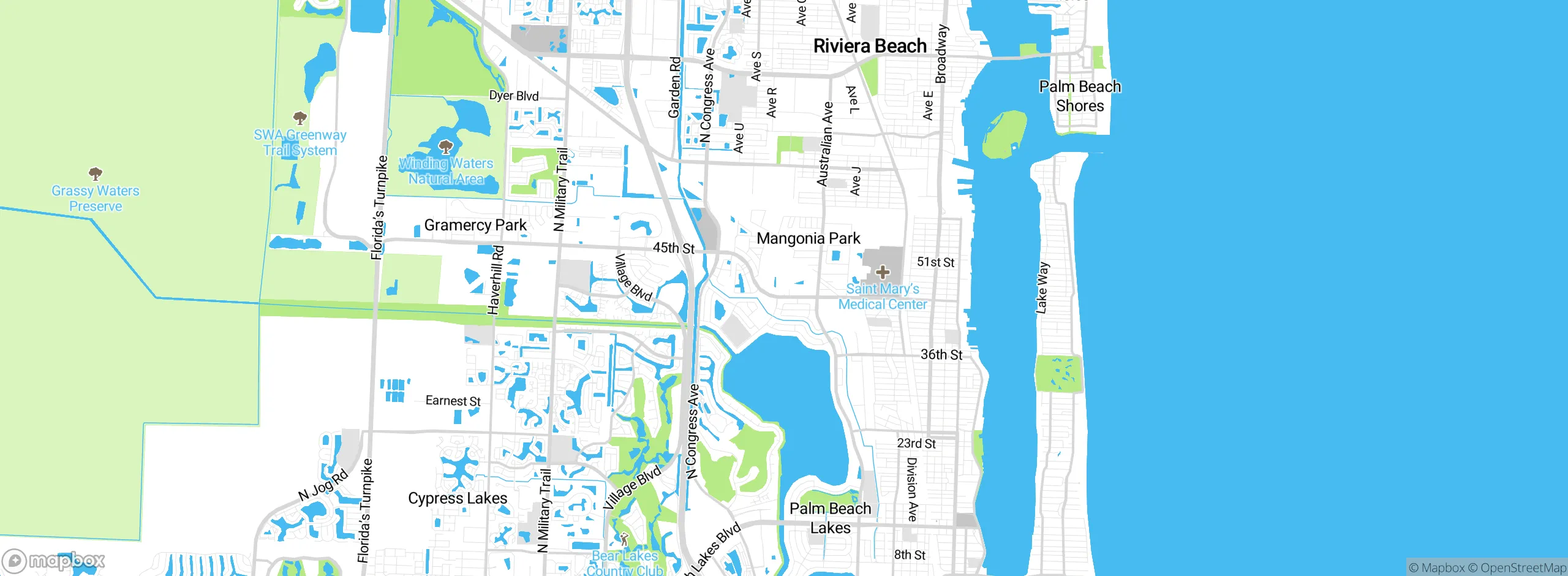 Map showing approximate location