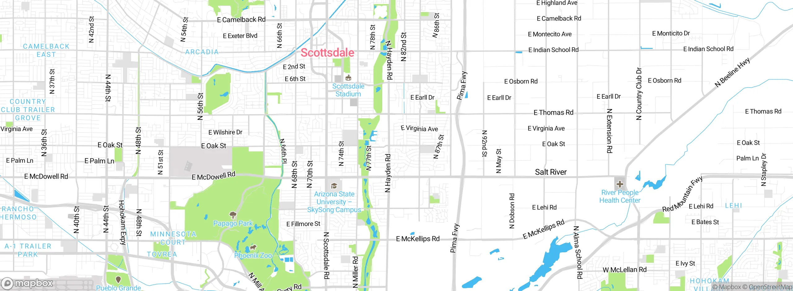 Map showing approximate location
