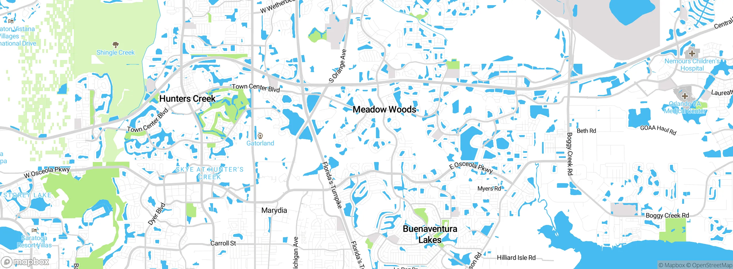 Map showing approximate location