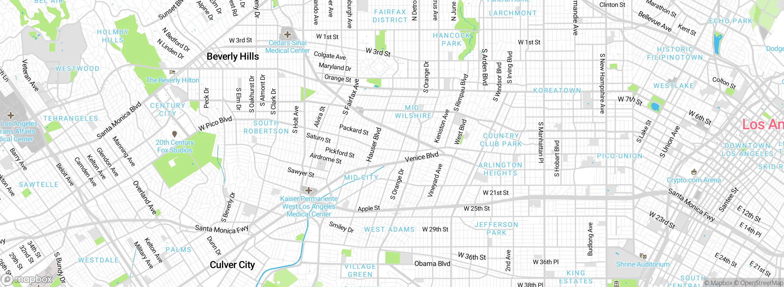 Map showing approximate location