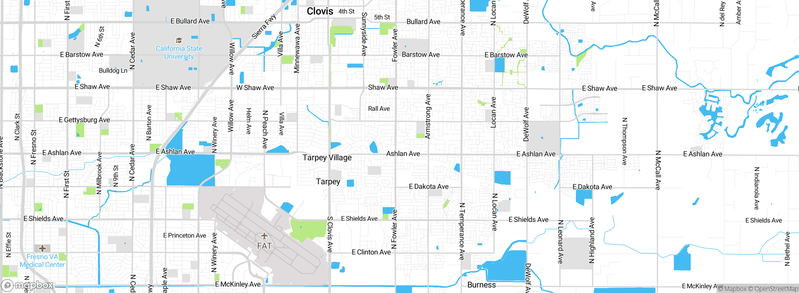 Map showing approximate location