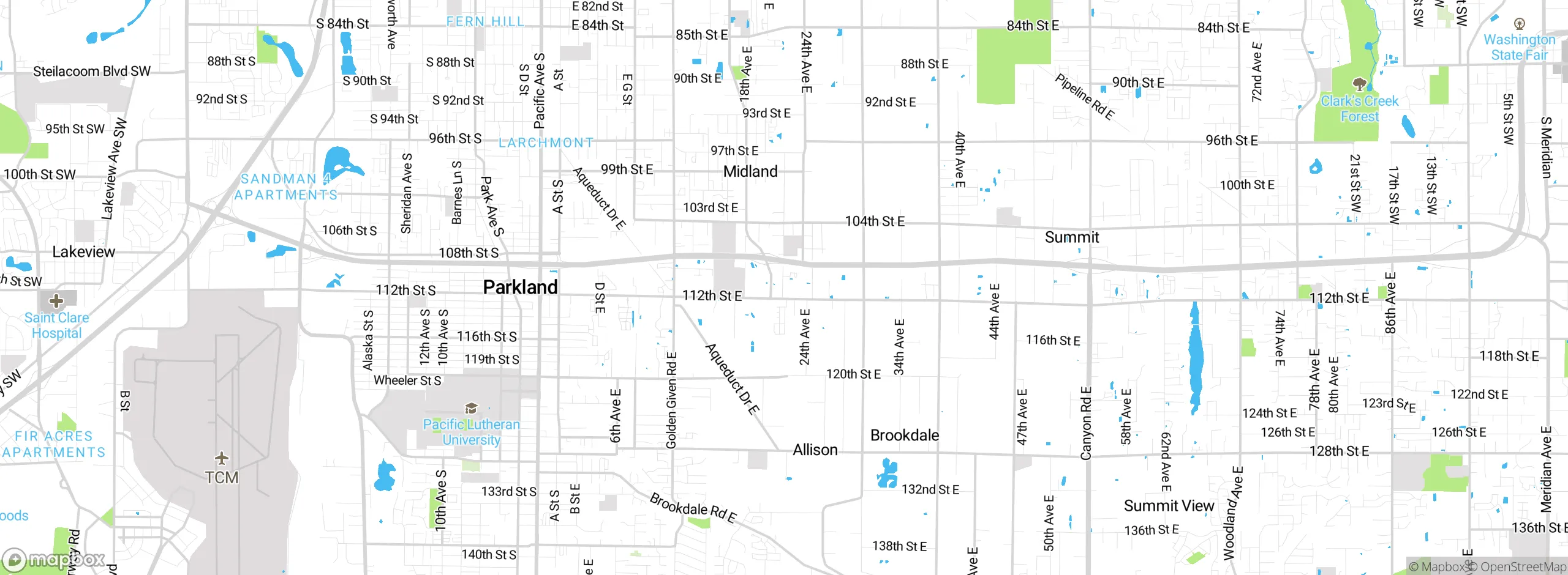 Map showing approximate location