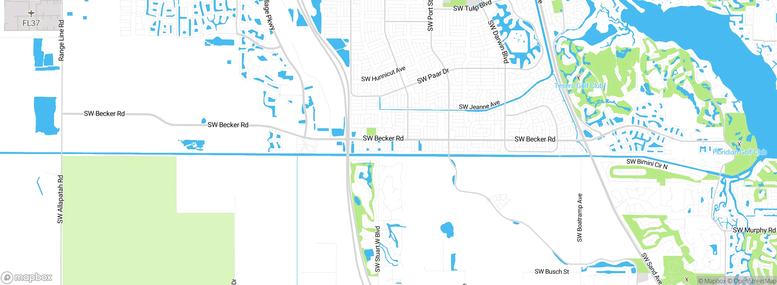 Map showing approximate location
