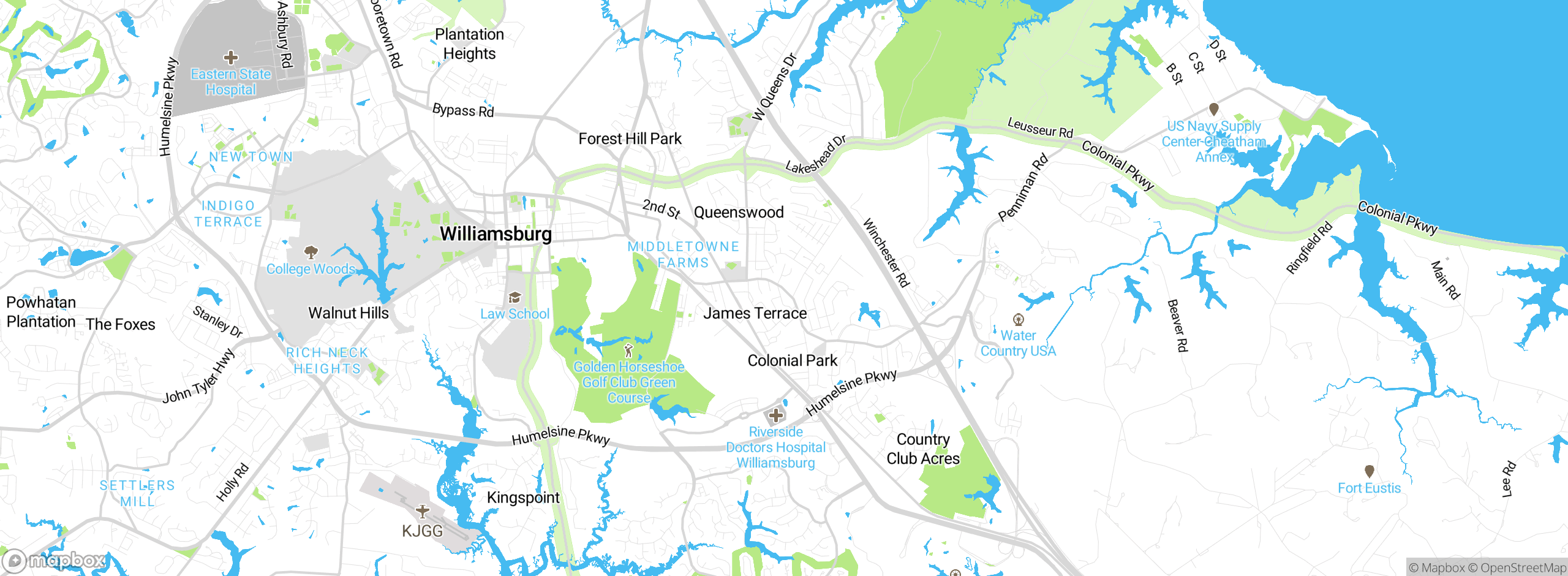 Map showing approximate location