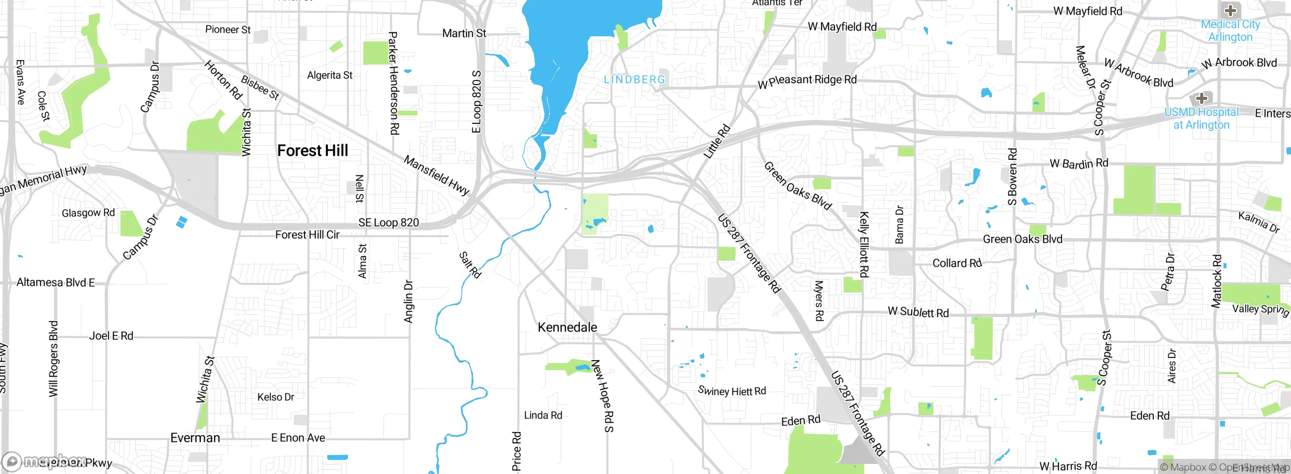 Map showing approximate location