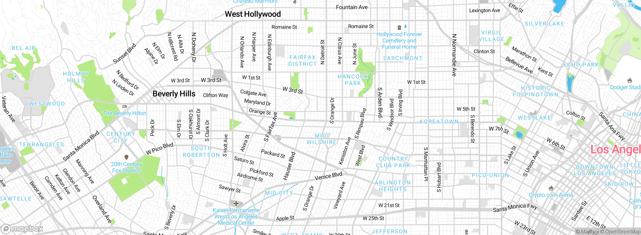 Map showing approximate location
