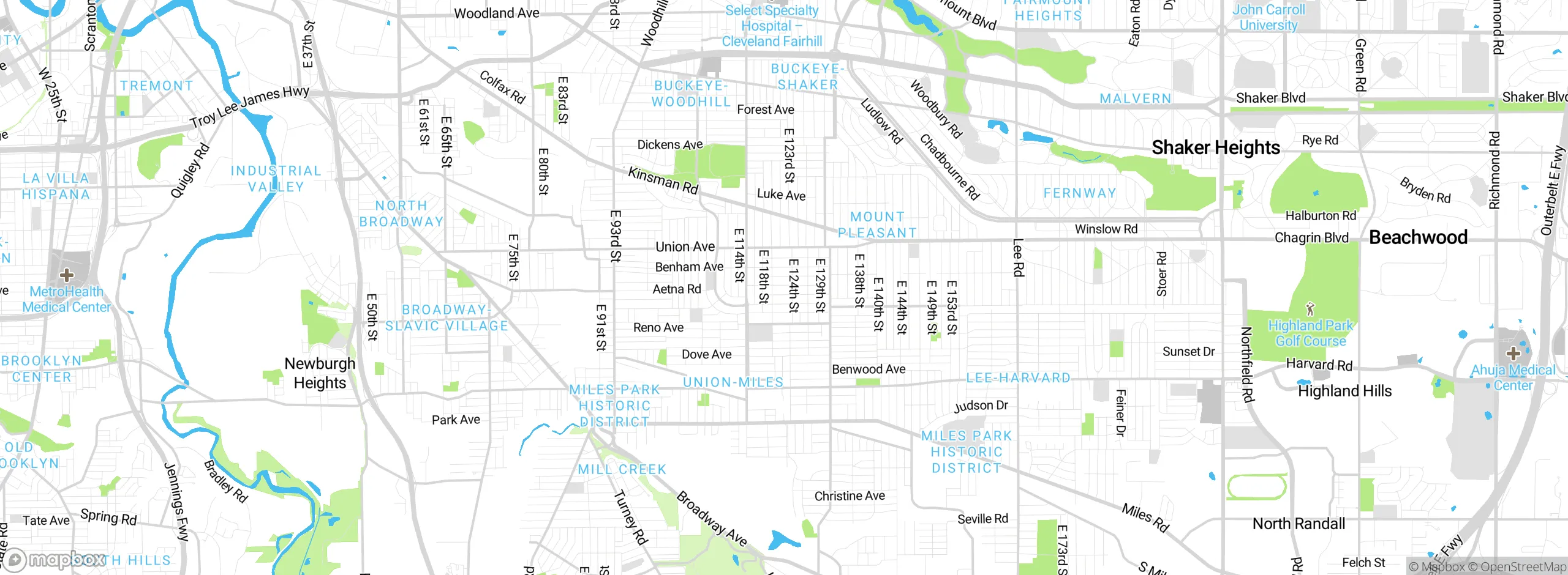 Map showing approximate location