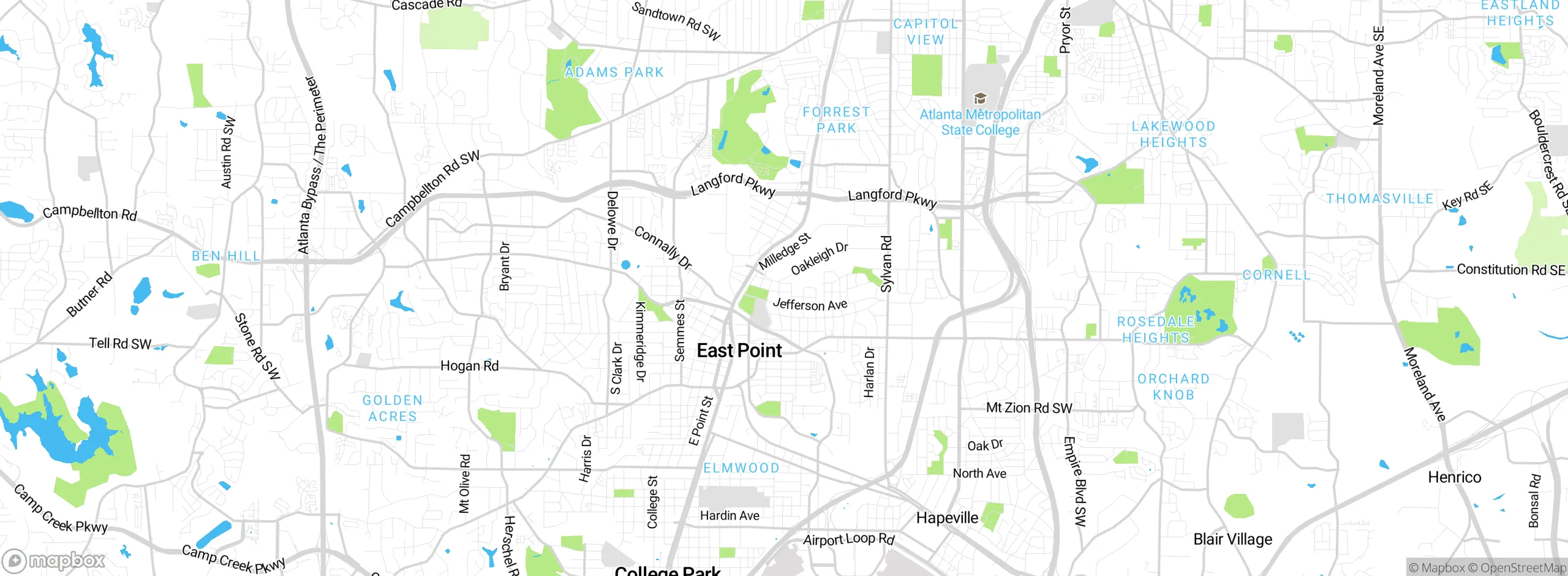 Map showing approximate location