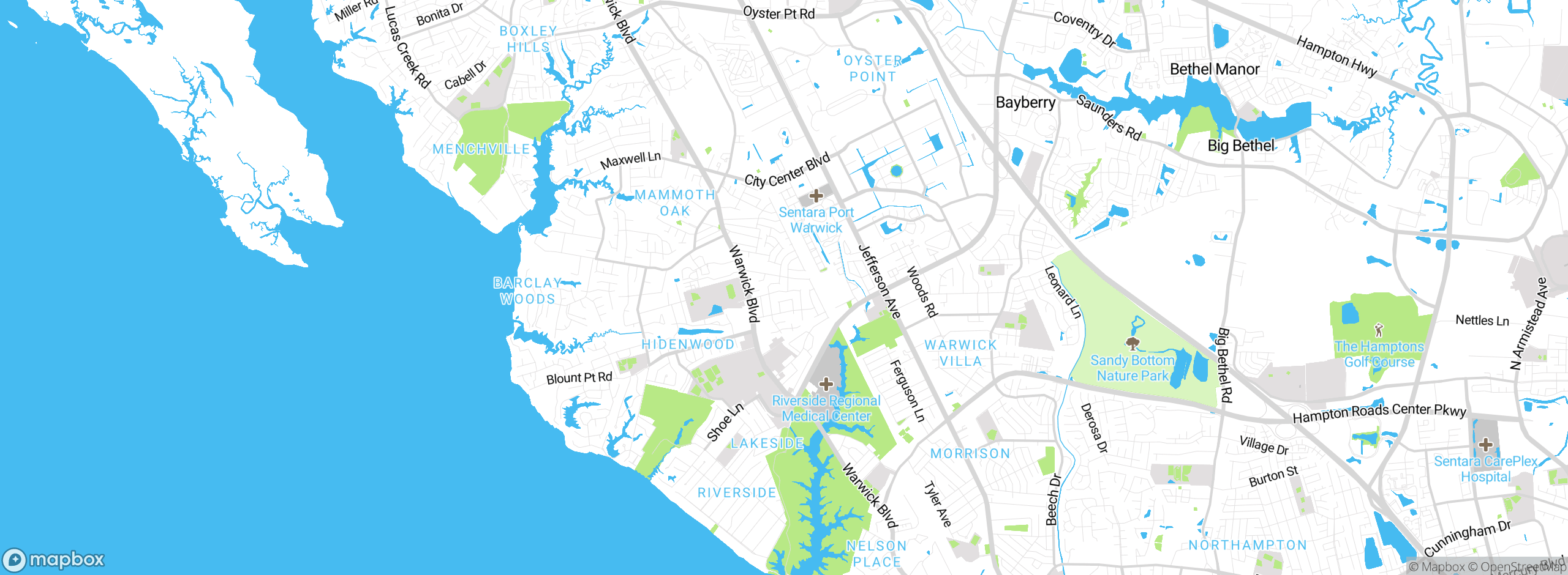 Map showing approximate location
